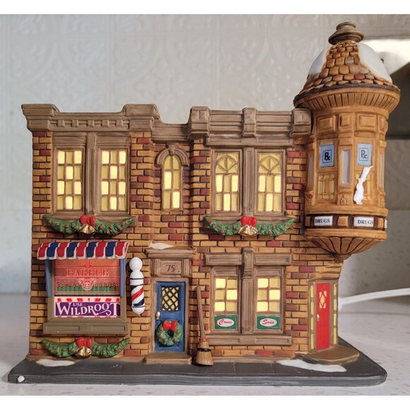 Department 56 Main Street Memories State Farm 75 Anniversary Village House - Picture 2 of 9